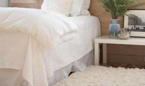 Flokati rugs are one of the most popular choices to place in your bedroom.