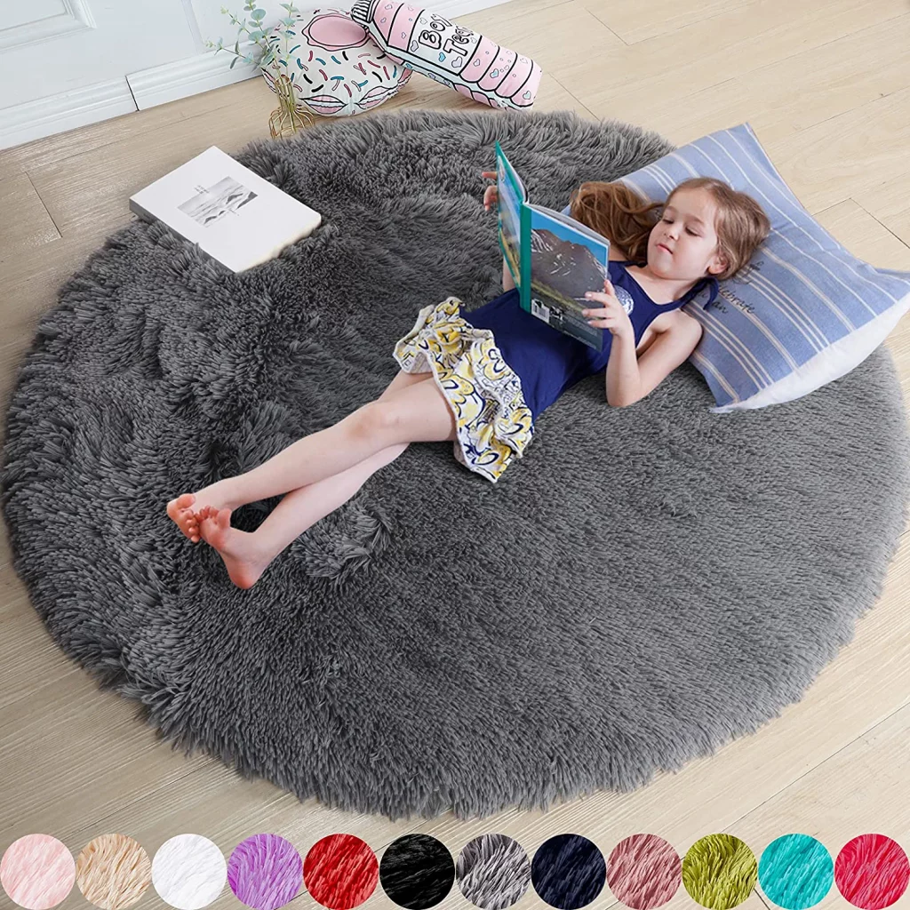 round nursery rug