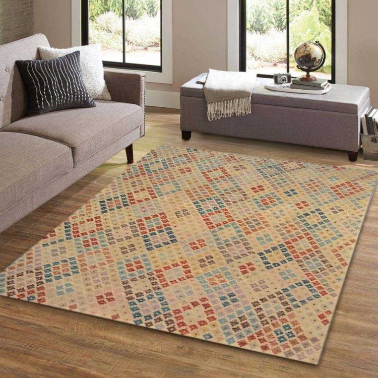 Multi-Color Kilim Area Rug