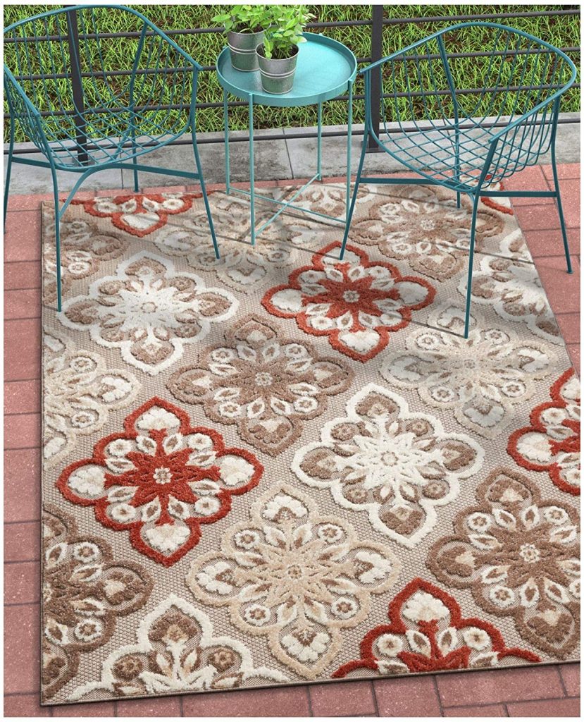 Best Rugs For High Traffic Areas Choosing The Most Durable Rug 2022   Well Woven Bodrum Red Indoor 829x1024 