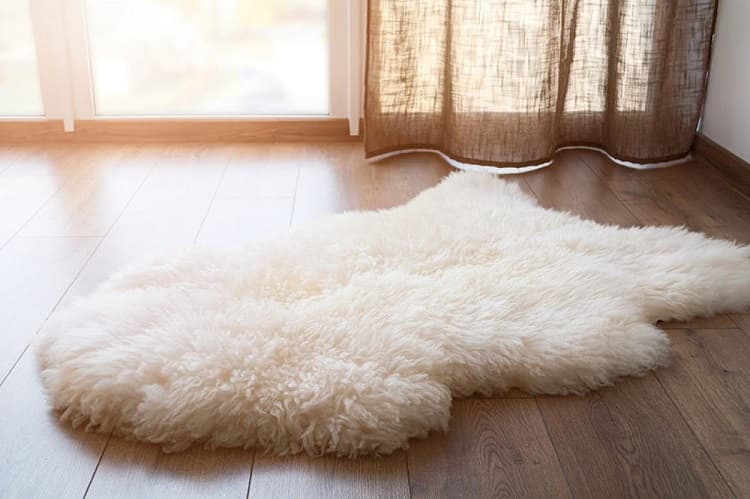How to store sheepskin rug?