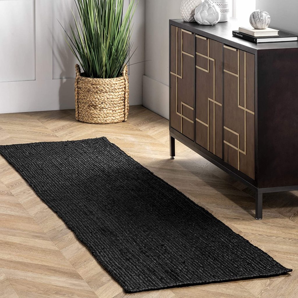 Black Jute Rug